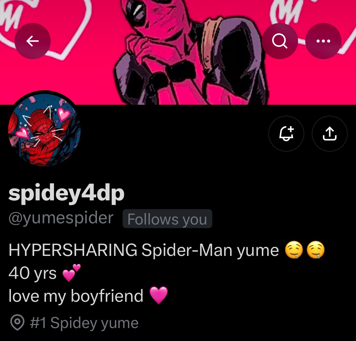 ITAD0RITISM's tweet photo. "why is Deadpool at your wedding" thats literally oomf dont fucking play https://t.co/kdazTCDMxJ