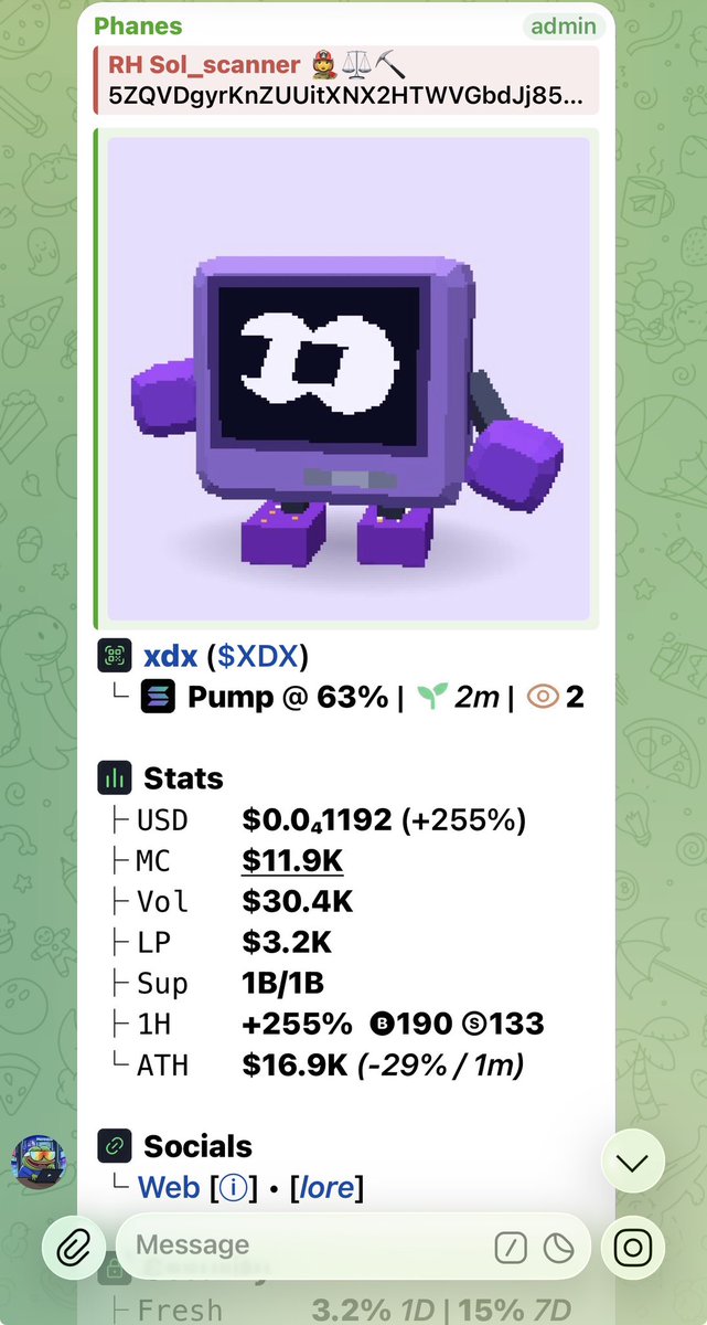 RHSol_scanner's tweet photo. 2.7X on $XDX

5ZQVDgyrKnZUUitXNX2HTWVGbdJj85WG5WhCVYDwGoZG https://t.co/gEAd4EAtRb
