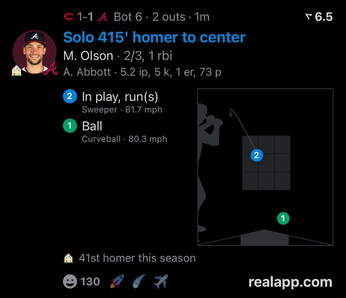 BookitWithTrent's tweet photo. THE BRAVES HAVE SCORED A RUN https://t.co/K3cmLpMMRY