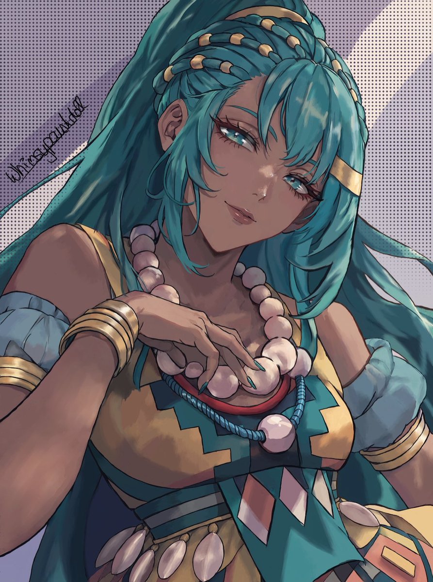 whimsypaintdoll's tweet photo. esmeralda from fire emblem fortunes weave my beloved<3 https://t.co/6ovDg1QuiH