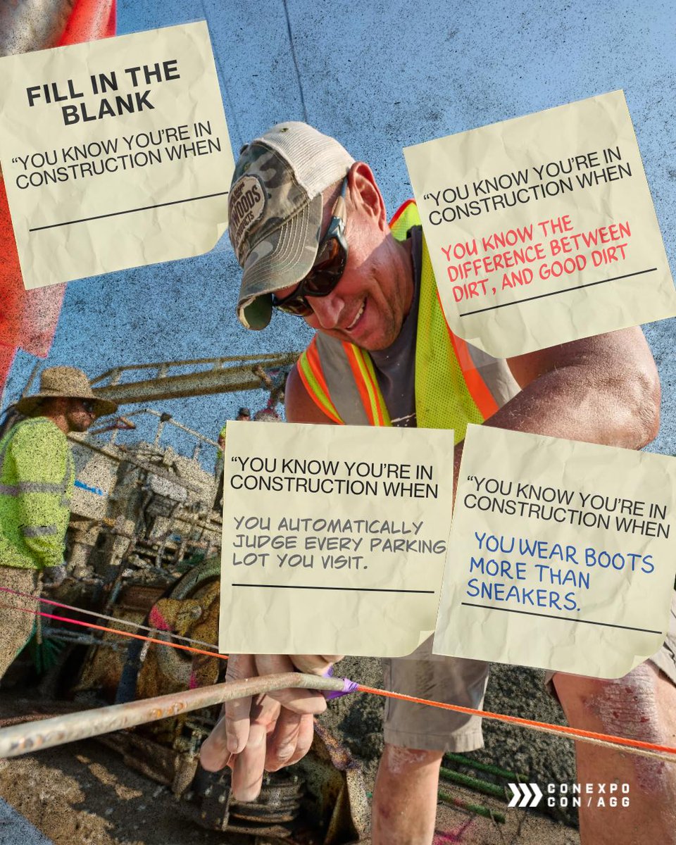 conexpoconagg's tweet photo. We'll start: When someone asks how a project still isn't done, even though it's been months 🙄

Now you give us your best one. 👇 https://t.co/ZJ6qcyt0BF