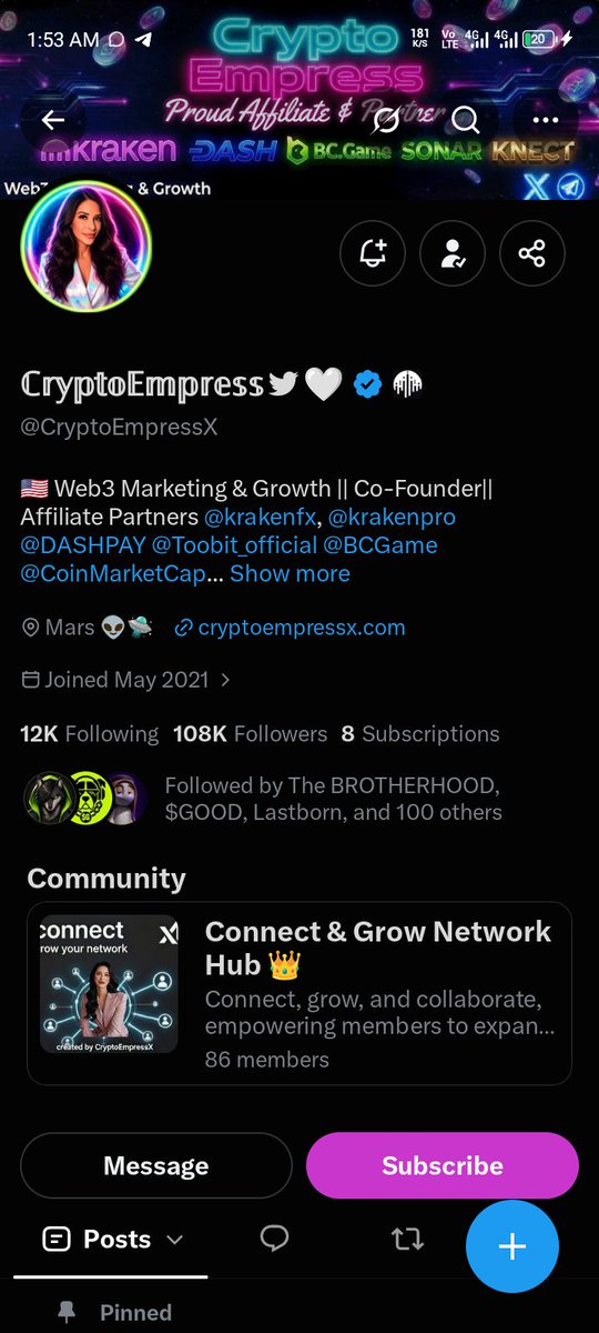 bigdaveweb3's tweet photo. @CryptoEmpressX @NoWolfAlone 🐺💚 THE PACK DOESN’T WAIT FOR THE MARKET — THE PACK RUNS THROUGH IT.
Created for the $PACK Art Contest 🎨🐺
One pack. One vision. One community.
NO WOLF LEFT BEHIND. 💚
#PACK #SPACK #CryptoArt https://t.co/isKS2S7pZF