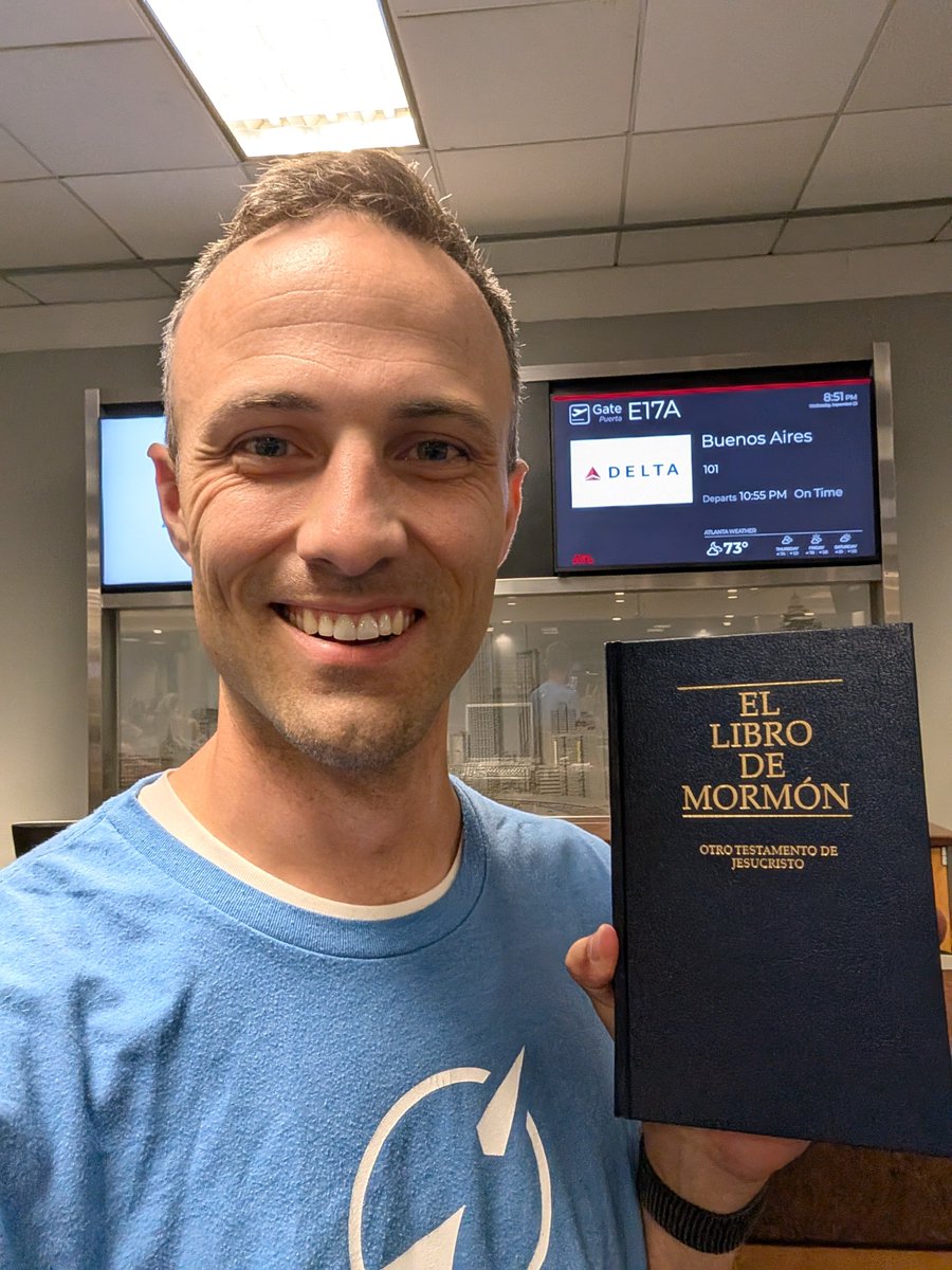 kentcdodds's tweet photo. I'm on my way to Buenos Aires for @nerdearla and as usual, I've got 🐨 Kody with me along with stickers and 6 (‼️) Spanish copies of the Book of Mormon (and 1 English copy). If you'd like one, find me and ask me for one! https://t.co/6dVXYohqBv