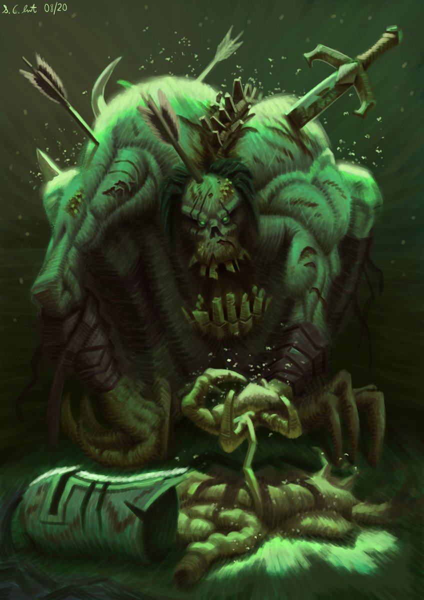SamoArt94's tweet photo. The Warcraft ghoul scared the hell out of me as a kid, with their weird jaws that opened so wide, I was not super keen on playing undead at the time because of that reason lmao. 

BUT, as I got older I appreciated the spookiness, and had huge respect for the units who had to face them on the battlefield. 

These were some older artworks I did of the ghoul, not a super 1 for 1 recreation, but had fun playing with the styles at the time!

#warcraft3 #warcraft #warcraftfanart #undead #warcraftdefinitive #thescourge