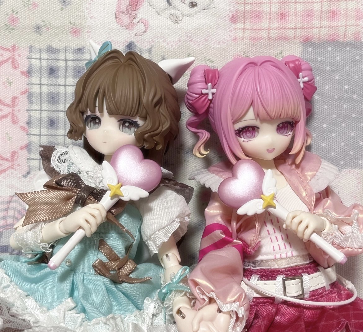 PurplePinkYarn's tweet photo. #おはドル　🪄
二人組魔法少女みたいでお気に入り🫶 https://t.co/FYX2MkOwqz