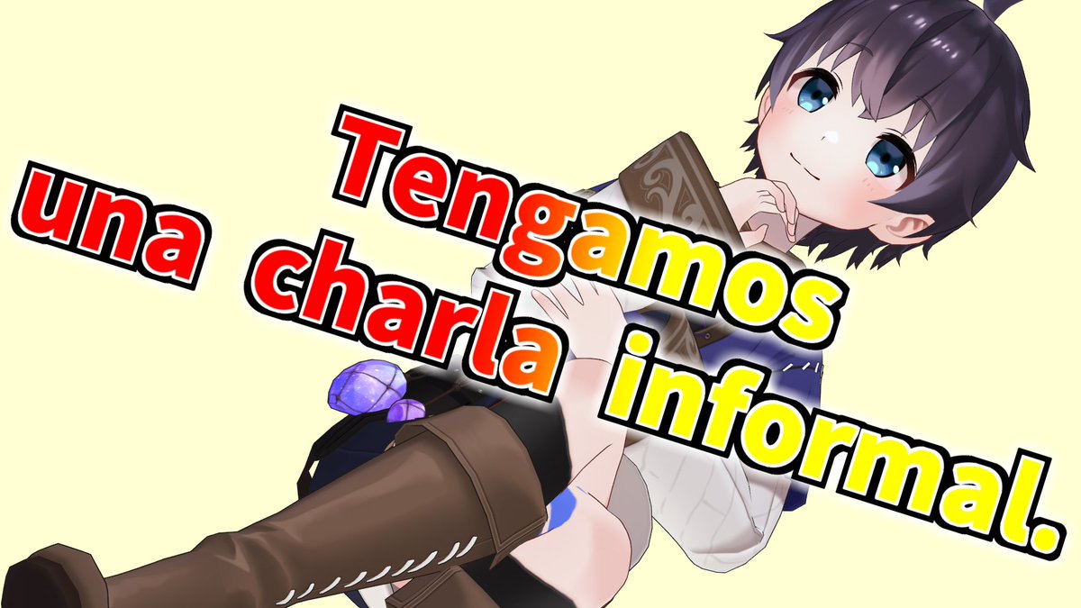 NananeKun's tweet photo. Hablemos!
【Charlar】Tengamosuna charla informal.【NiñoVtuber】 https://t.co/Lzt1Ix2QL2 @YouTubeより https://t.co/Pttysmfr9X