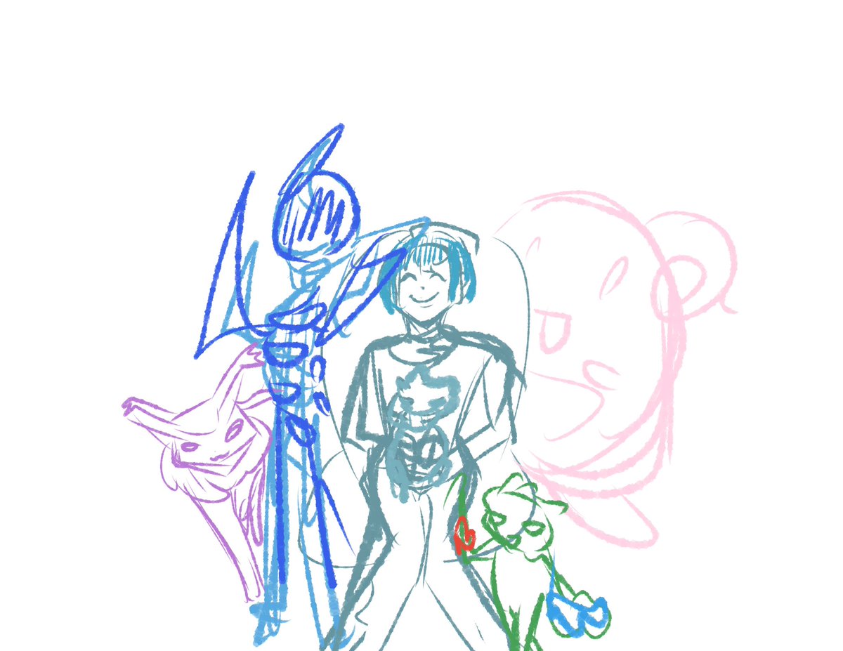 Cat_Hound2123's tweet photo. 私の歴代の推しポケ達って
誰やったかなーって昨日うろ覚えに描いてたら
家にいたわ🤣
ハピはかなり最近だけどその他4匹は
基本誰かしらメンバーに毎回いる！笑 https://t.co/yJvlRLx2ce