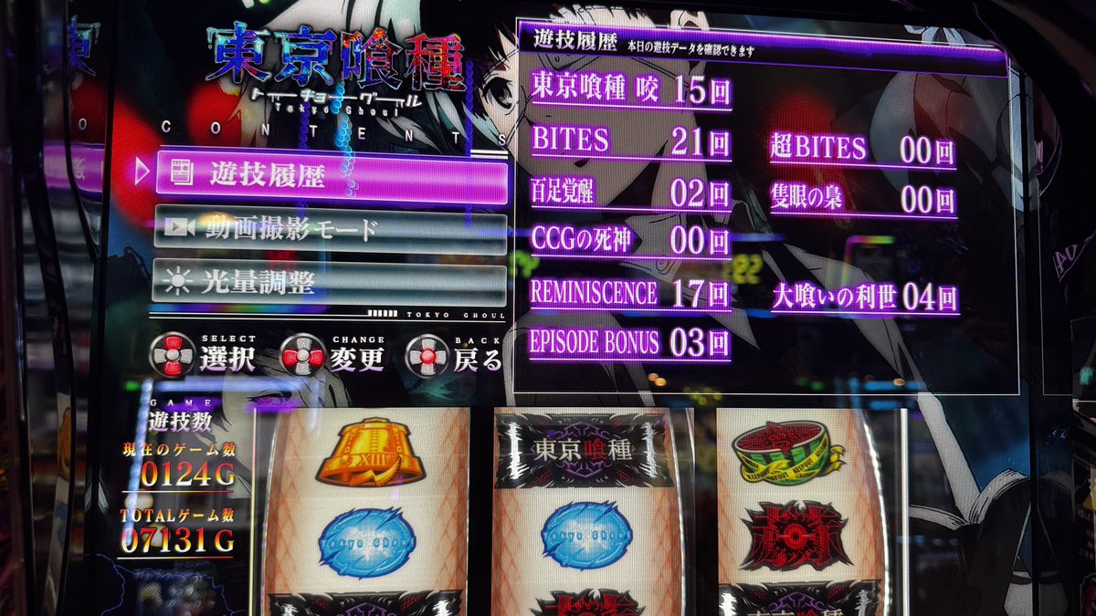 sinbangumi_ch's tweet photo. グール稼働

早々に中段チェリー引いたりしても
CZリゼを２回失敗したり、初当たりATで裏に入るも駆け抜けたり

だいぶ噛み合わせが悪かったけど
なんとか回収して撤退

エピソードや引き戻しも、あったりで高設定らしかったが６らしい突き抜けは無く。

やれないストレスは相変わらずある台だなー https://t.co/10IKEThqor