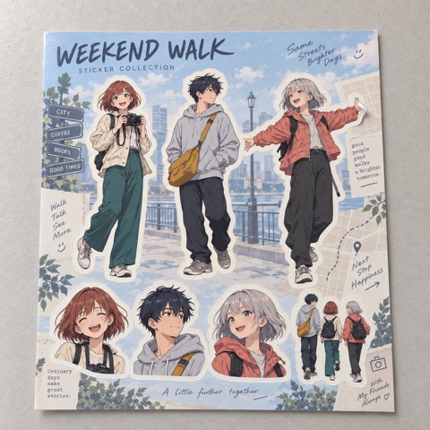 Kensho_Design's tweet photo. キャラクターシール、1��ずつ配る？セットで販売する？
ダイカットは輪郭に沿った形に。シート仕上げは1枚の台紙に複数のシールを並べ、ハーフカットで剥がせます。
使い方に合う選び方はこちら。
https://t.co/Dmk0MvhgM6
#シール印刷 #オリジナルグッズ https://t.co/MM9vjfHhtp