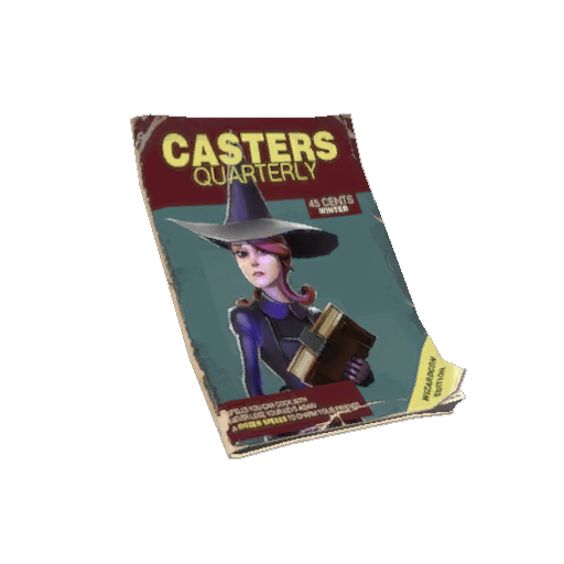 notsuspo's tweet photo. @DumbassVang She's the witch that appears on the spellbook magazine item in game https://t.co/U5O7F68GNq