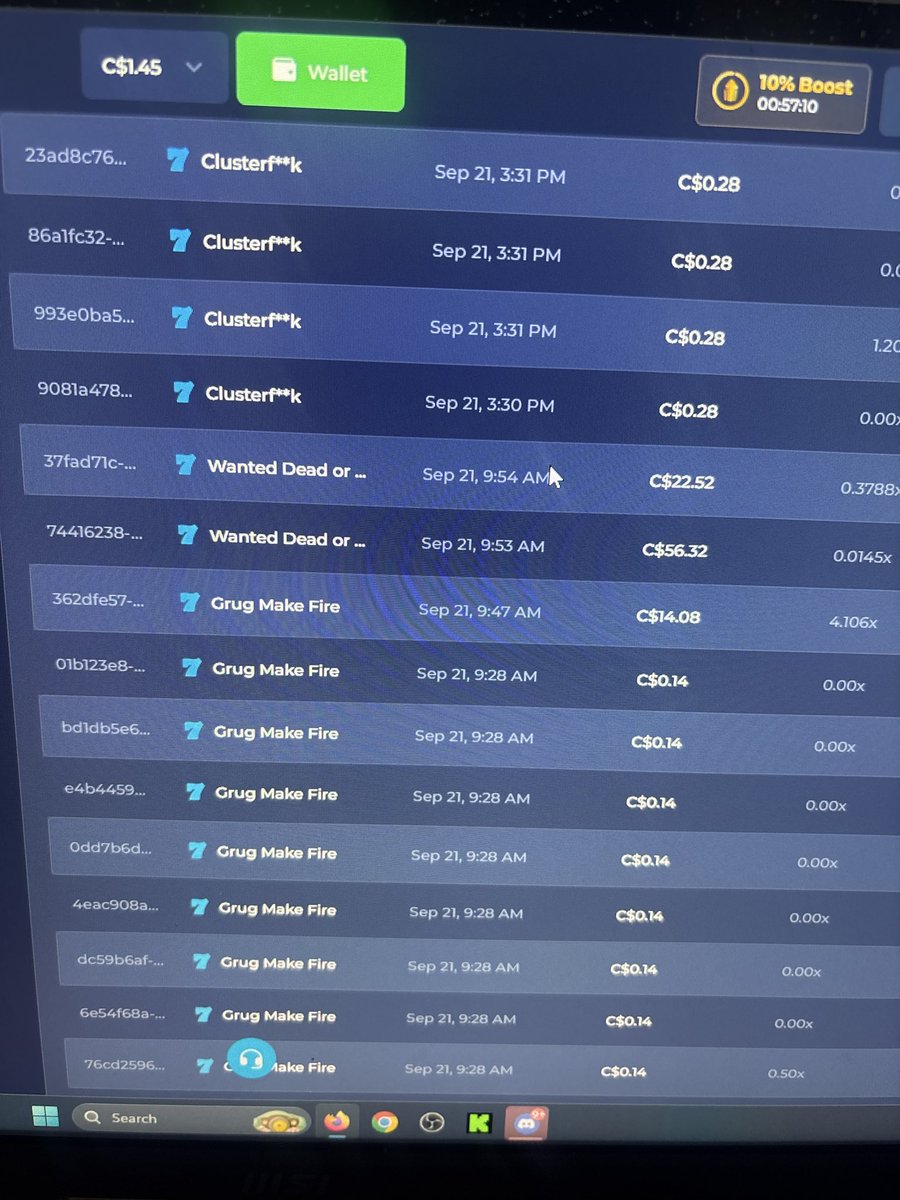 adamteezygamble's tweet photo. @rainbetcom  explain this? If I ended my stream with $44 how do I have nothing? Also, how do you do a $56 bet when you only have $.20 spins and I didn’t even have $56 in my account. Can you explain this and where my money went? https://t.co/Fo15tDvi8U