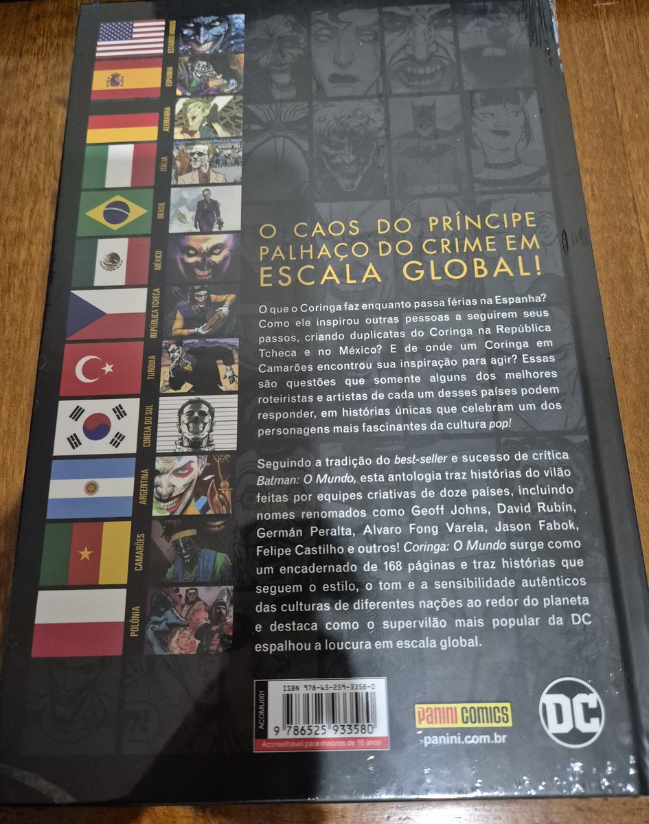 JonathanASlate1's tweet photo. It arrived a bit late but here we are! 

Joker: The World 

It gathers stories of The Joker from 12 different countries 👀

Including BRAZIL 🥳🥳🥳🥳🥳🇧🇷🇧🇷🇧🇷🇧🇷🇧🇷🇧🇷🇧🇷

I'm very happy 😁 https://t.co/Pp0G3CQIRy