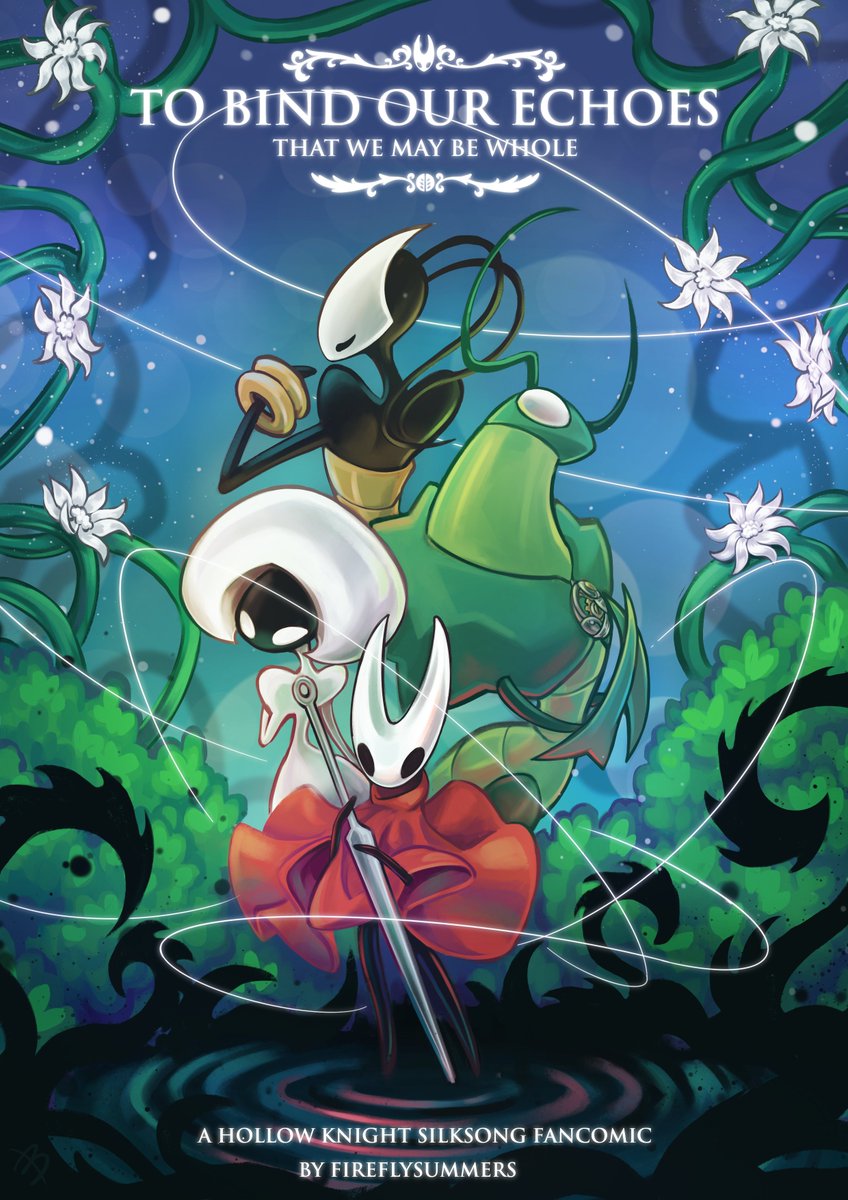 firefly_summers's tweet photo. To Bind Our Echoes That We May Be Whole
A Hollow Knight Silksong Fancomic by FireflySummers

#hollowknight #silksong https://t.co/lQTKO1QPm7