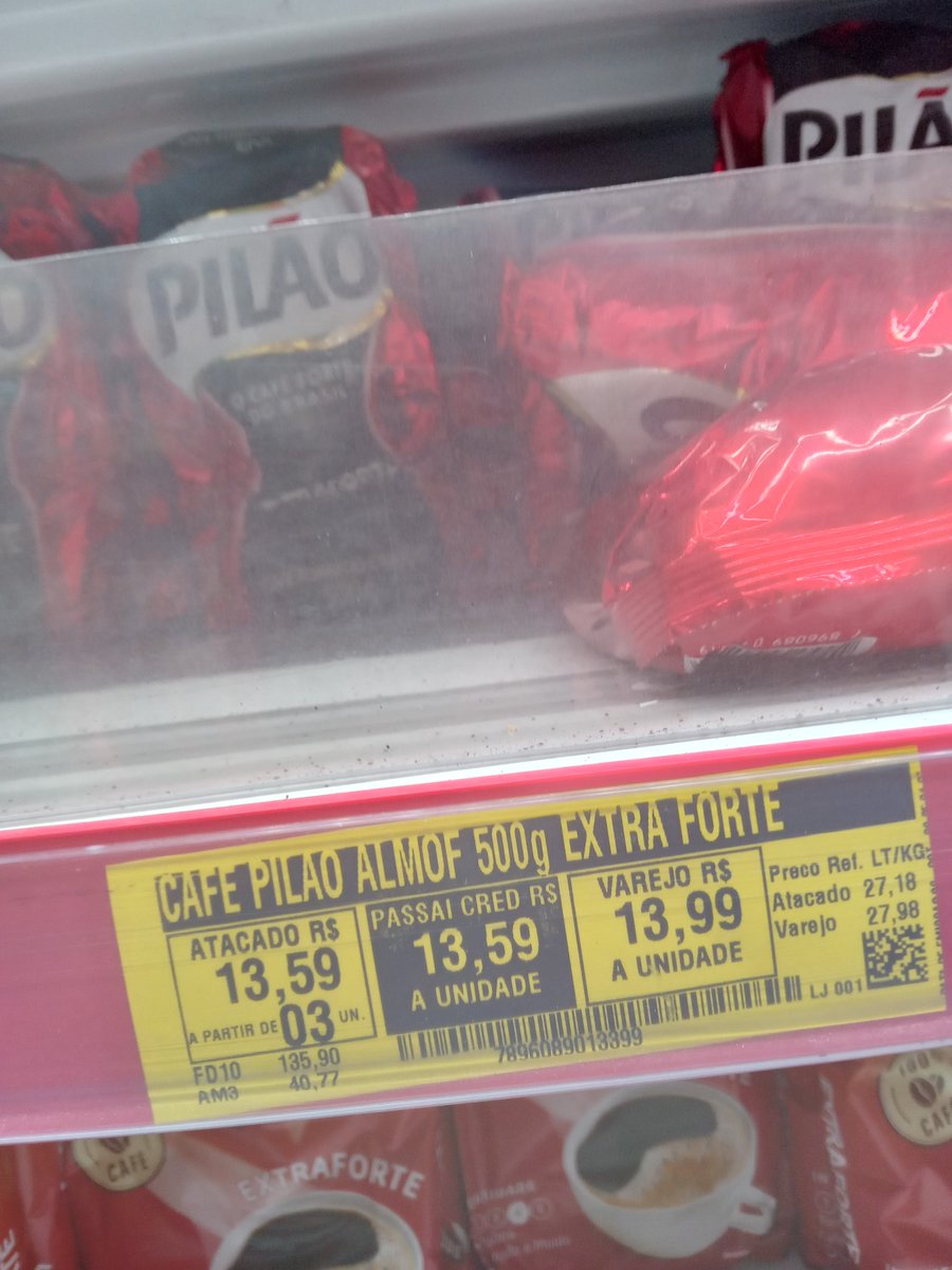 minhainflacao's tweet photo. 70,83% de aumento no café Pilão.

2023-2026.

Quanto seu salário subiu no período ? https://t.co/qIKS4doNwG