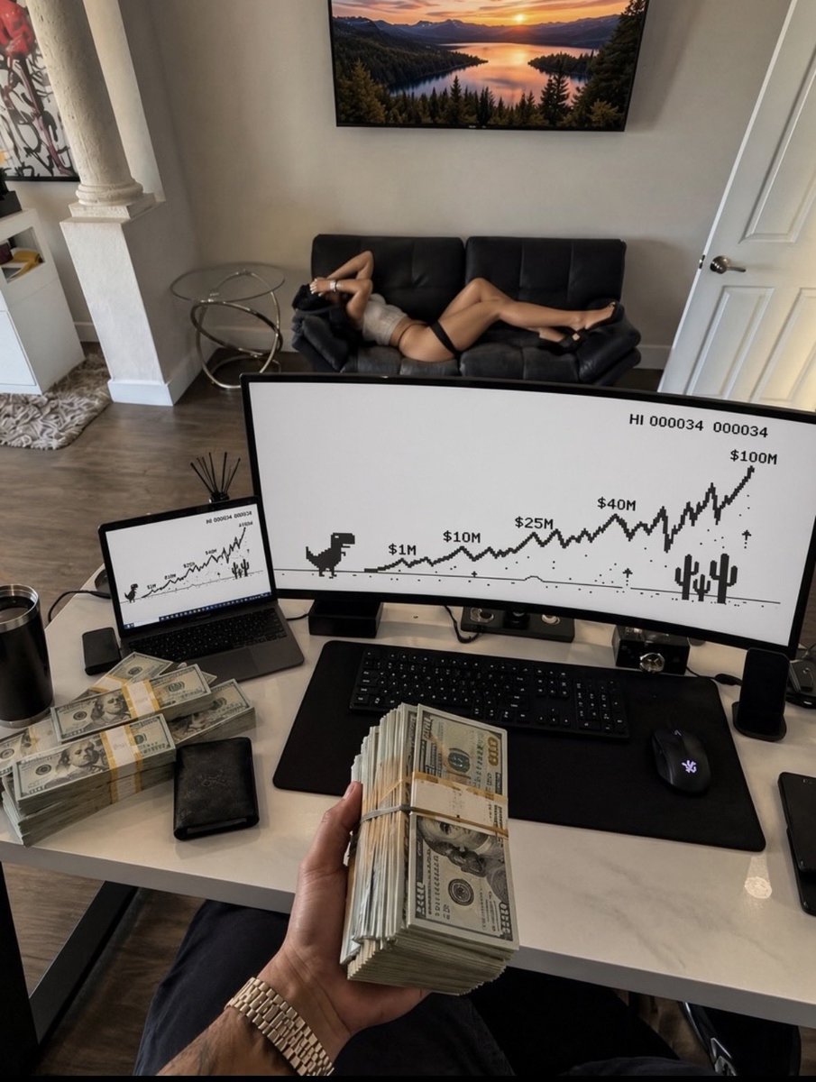 Oneshotmann's tweet photo. @rasmr_eth F stonk, DINO is the move🦖🦖 @ChromeDinoRH https://t.co/AMMql1qagk