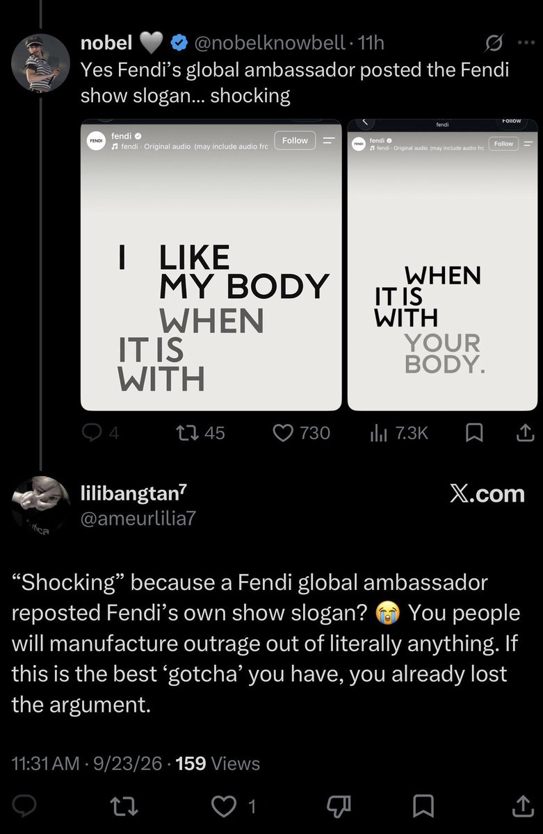 HateCrave's tweet photo. BTS PR bot got it's AI prompts wrong.

Entered the conversation with a different topic and started switching sides as the argument went on. https://t.co/0r265FNWSE