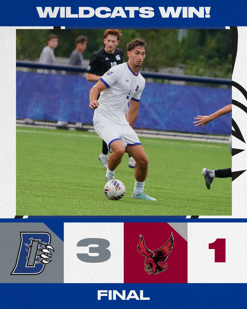 DaemenMSOC's tweet photo. Wildcats get it done in Rochester! 💪

#TheWildcatWay https://t.co/EdSm7gZwx2