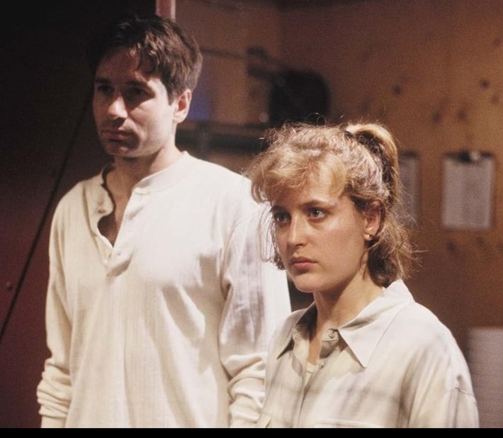 GenXFilesPod's tweet photo. In this episode, Scully and Mulder get super paranoid in what's basically Chris Carter's 'The Thing'.

Come hang out with us for a laugh 🎧 

#TXF S1E8
https://t.co/6FgwaJ7f9M https://t.co/6zMo7z4xDN