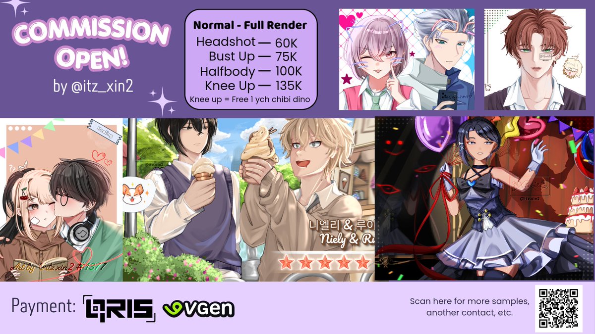 itz_xin2's tweet photo. ୨୧ ‧₊˚ OPEN COMMISSION ˚₊‧ ୨୧
( 🔁 &amp; ❤️ are very appreciated )

For International, you can check on my vgen
https://t.co/QrY46Ditvl

DM me if you're interested! Thank you 💕
#commission #Vgencommissionㅤ https://t.co/f1olZAkOYH