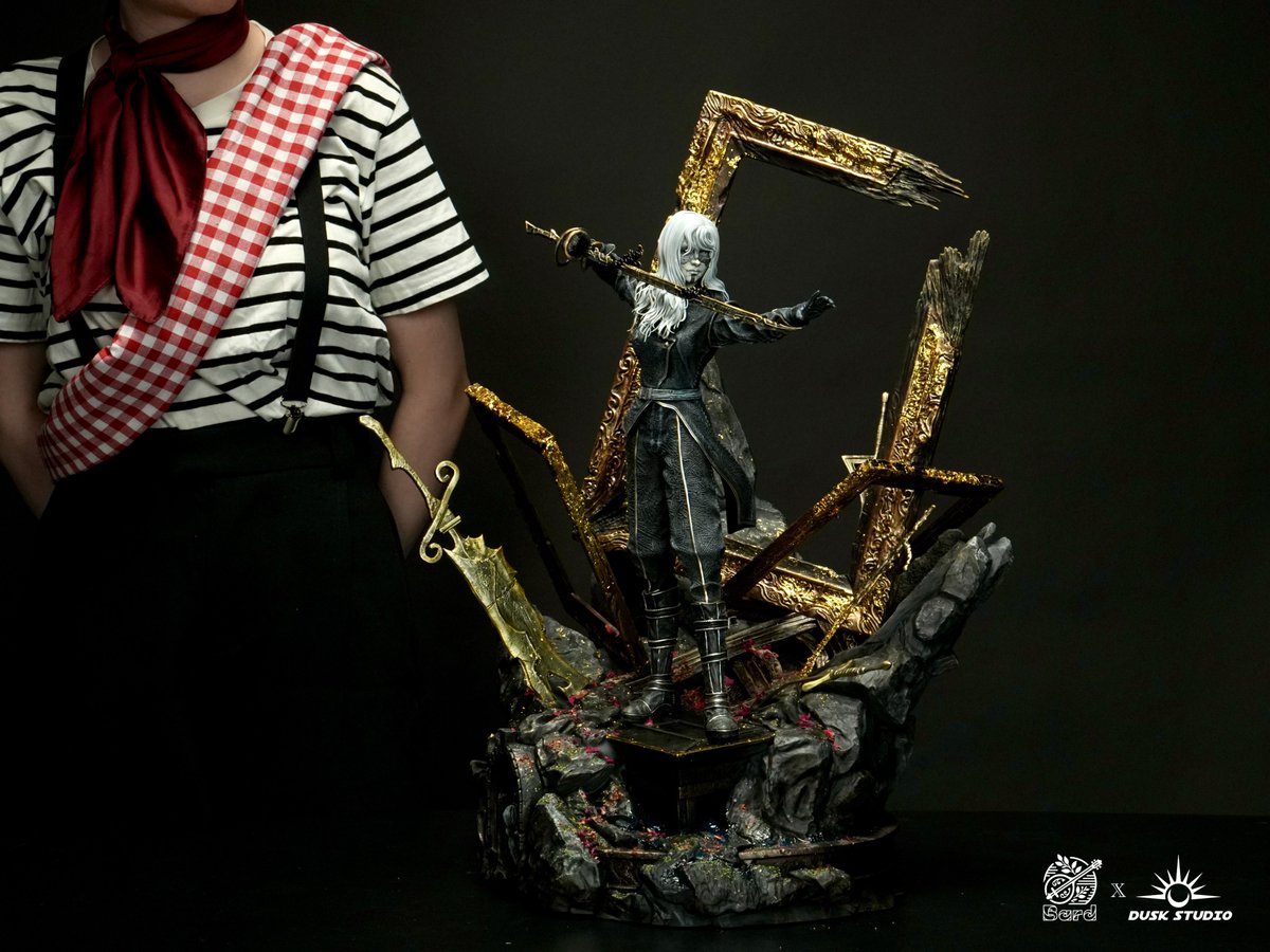 bardstudio_news's tweet photo. Alicia from the painting, sister of Verso of Expedition 33, is now available for pre-order.

Development Team: Bard Studio × Dusk Studio

In the game, the Dessendre Family possesses extraordinary power to create painted realms. Verso and his sister Alicia, who live within the painting, are characters brought into existence inside this painted world. The character of their father draws inspiration from Pierre-Auguste Renoir, the 19th-century Impressionist painter. For this statue — especially the head sculpt paintwork — we adopted an Impressionist painting style, rather than a direct recreation of the game’s 3D renders. Richly layered colours and shifting interplay of light and shadow are used to highlight our theme, Alicia Within the Painting. The entire statue embodies L'impressionnisme.

Configurations

• Standard Edition: Scarred Alicia head sculpt (with movable eyes) + main figure + base

• Deluxe Edition: Scarred Alicia head sculpt (with movable eyes) + pre-scar Alicia head sculpt (Maelle head sculpt, with movable eyes) + Alicia’s outfit figure + Expedition uniform figure + diorama base + simple base

Dimensions

Length: 50 cm | Depth: 41 cm | Height: 63 cm.

#clairobscurexpedition33 #expedition33