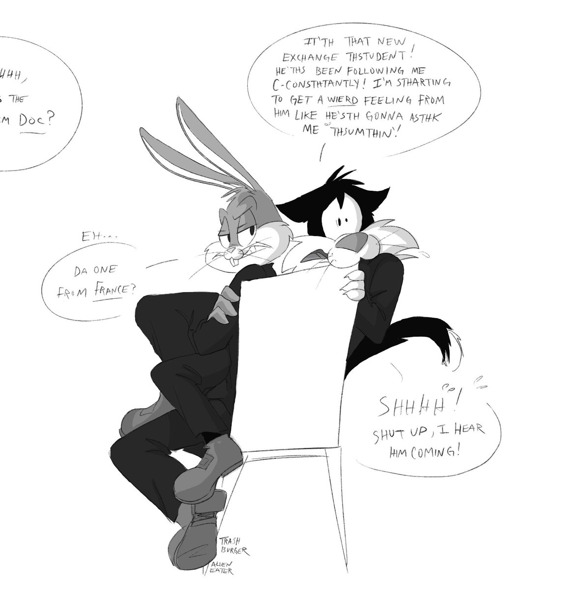 Kissukidied's tweet photo. (2/2)
I think Roadrunner was happy to get rid of him
#wilerunner #wileroad #pitusylvester #sylvesterlepew? https://t.co/5g3h3ug7Cu