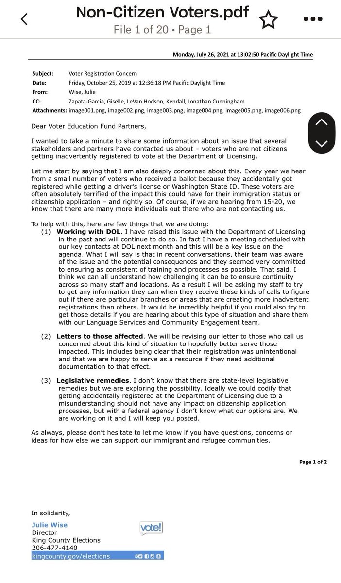 roscoking81's tweet photo. @C_3C_3 Proof non-citizens were getting automatically registered in Washington, even though it isn't supposed to be happening. https://t.co/ewDoyxgghh