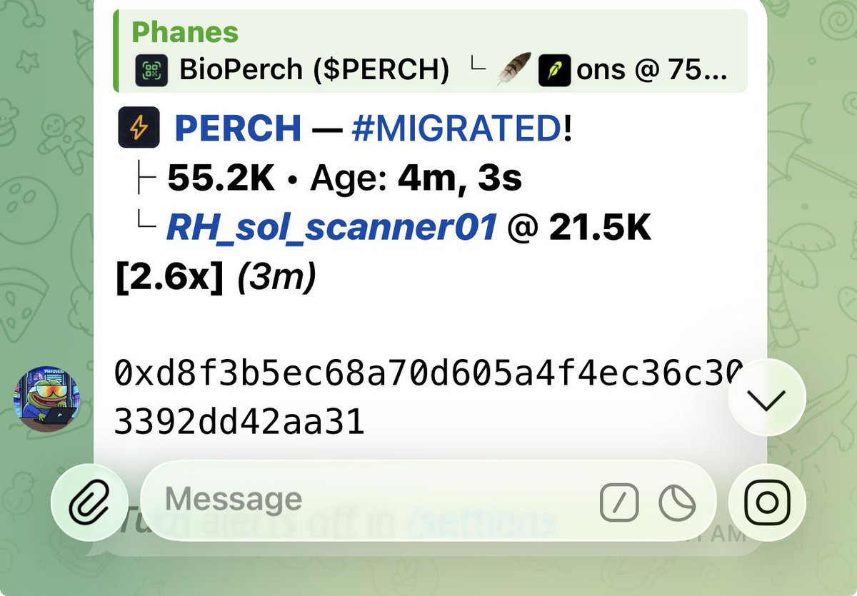 RHSol_scanner's tweet photo. MIGRATED AND 2X on $PERCH

0xd8f3b5ec68a70d605a4f4ec36c303392dd42aa31 https://t.co/ANMwc6t1Y3
