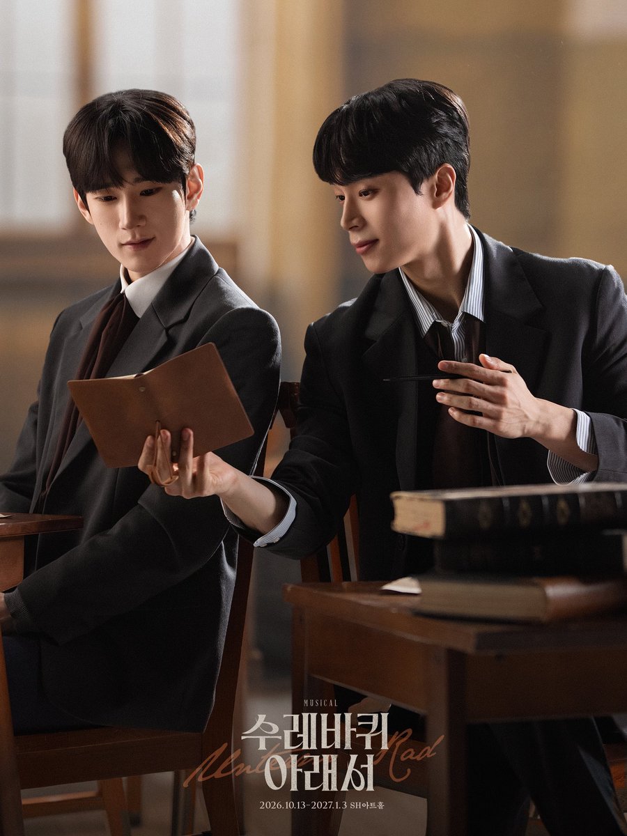 nepcontents's tweet photo. [#수레바퀴아래서]
🕊 페어 포스터 공개
 🕊 한스 #김서환 🕊 하일러 #황건우 
-
뮤지컬 <수레바퀴 아래서>
𝟐𝟎𝟐𝟔.𝟏𝟎.𝟏𝟑 - 𝟐𝟎𝟐𝟕.𝟎𝟏.𝟎𝟑
SH아트홀

#뮤지컬 #수레바퀴아래서 https://t.co/J9VCf14DPd
