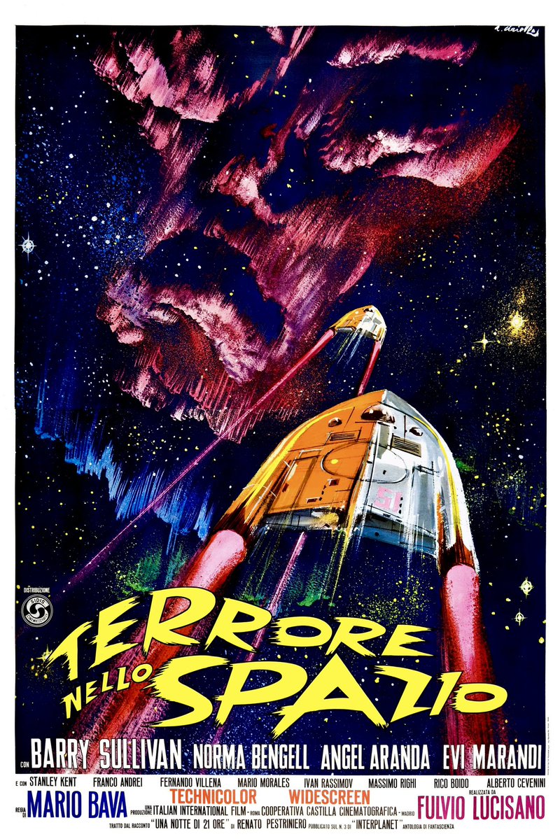 analgesicsleep's tweet photo. Posters for “Planet of the Vampires” AKA “Demon Planet” AKA “Terror in Space” AKA “The Haunted Planet” AKA “The Outlawed Planet” AKA “Terrore Nello Spazio” (1965) from Italy, Spain, Germany and The USA
#MadWed #PlanetOfTheVampires #TerroreNelloSpazio #horror #scifi https://t.co/IbvkWwTnKj