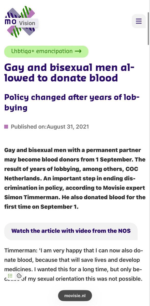 klethof's tweet photo. @egg135123 @thelahunginjet Escinsel evliligi ilk yasallastiran ulke de homofobik herhalde? Hollandada sabit ve tek bir partneri olmadigi surece gay ve bisex erkekler kan veremiyor. https://t.co/kgKFfNiD4v