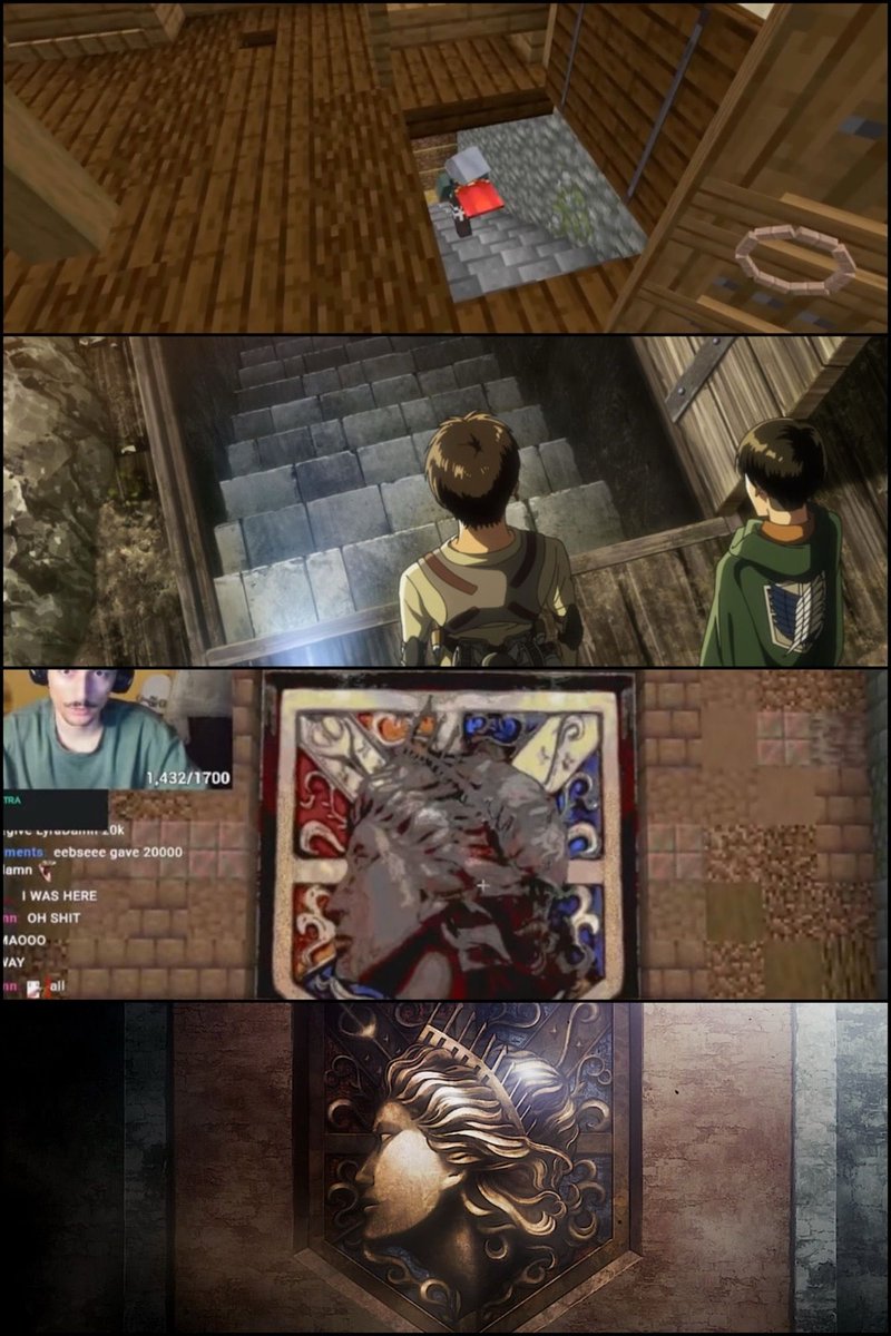 animeposts's tweet photo. YouTuber Spent 500 Hours Recreating Attack on Titan’s Shiganshina in Minecraft

YouTuber Stan616 spent roughly 67 days and around 500 hours recreating Attack on Titan’s Shiganshina District in Minecraft. The massive build recreates the city block by block, including its houses, towers, castle, walls, surrounding environment, and other recognizable locations. 

Stan616 also recreated Eren’s family home and its interior, using scenes from the anime as references to make the build as detailed as possible. The entire process was documented in a 41-minute video on his YouTube channel.