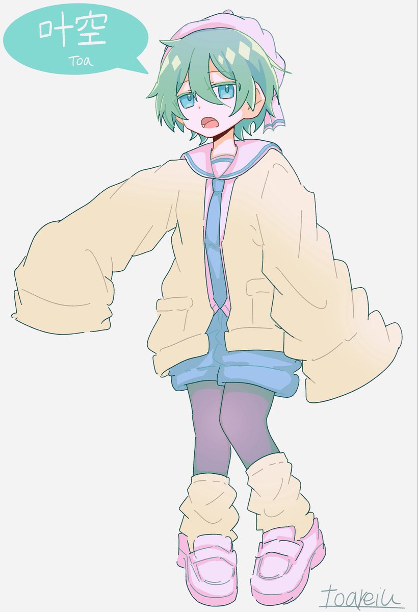 Toareiu's tweet photo. 代理立ち絵
#初投稿 
#代理 #創作 
#イラスト https://t.co/s7qdD2J3dl