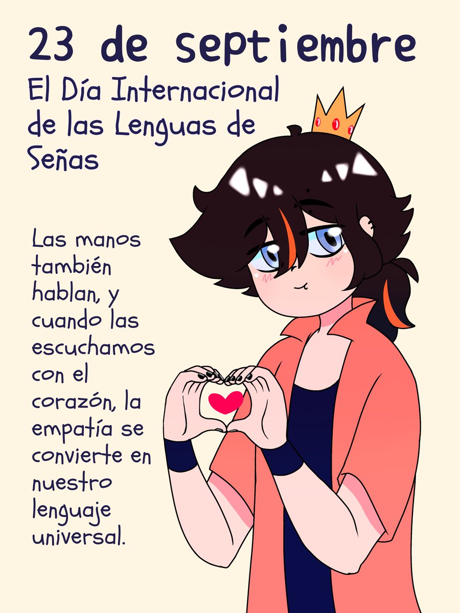 Alex_Frambues's tweet photo. Buenaaaas 

Feliz día internacional de las lenguas de señas :3 

(Sip mi trolli es sordo :3)

🧡✨

#CoMPaS https://t.co/DKONM2x8tq