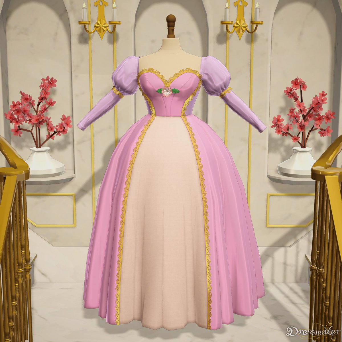 catprotano's tweet photo. I made Barbie Rapunzel's dress in Dressmaker! https://t.co/VNRfEXQnVs