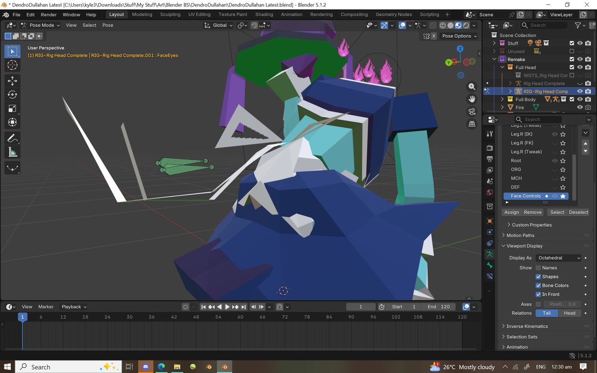 ArtGeo_K's tweet photo. Now that #vtuber @DendroBunnyVT has unveiled her newest #commission #PNGtuber model, I can finally unload all my pent up screenshots and #art #drawing #sketch pieces I've made over the course of developing that #blender model. https://t.co/yWK0yJHLxe