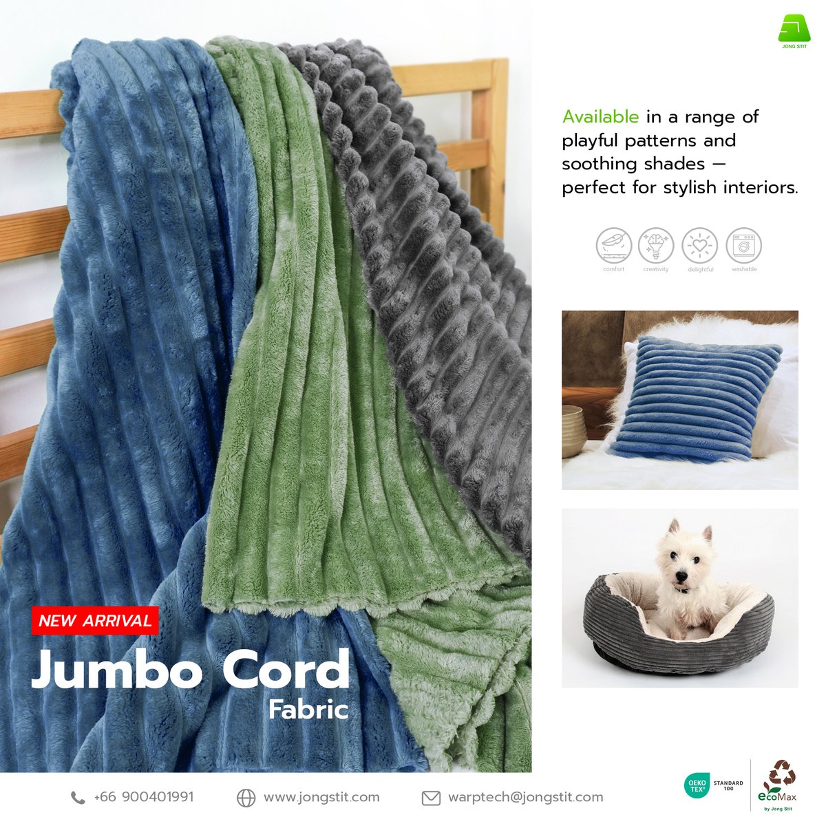 Jong_Stit's tweet photo. We make high quality faux fur fabric at, Jong Stit. Check out our variety of fabric collections, and create your own luxury product now!    

📞+(66) 90 040 1991  
🌐https://t.co/TV4ZBcwJ0S 

#FauxFur #Winter https://t.co/G5DtLAXbD5