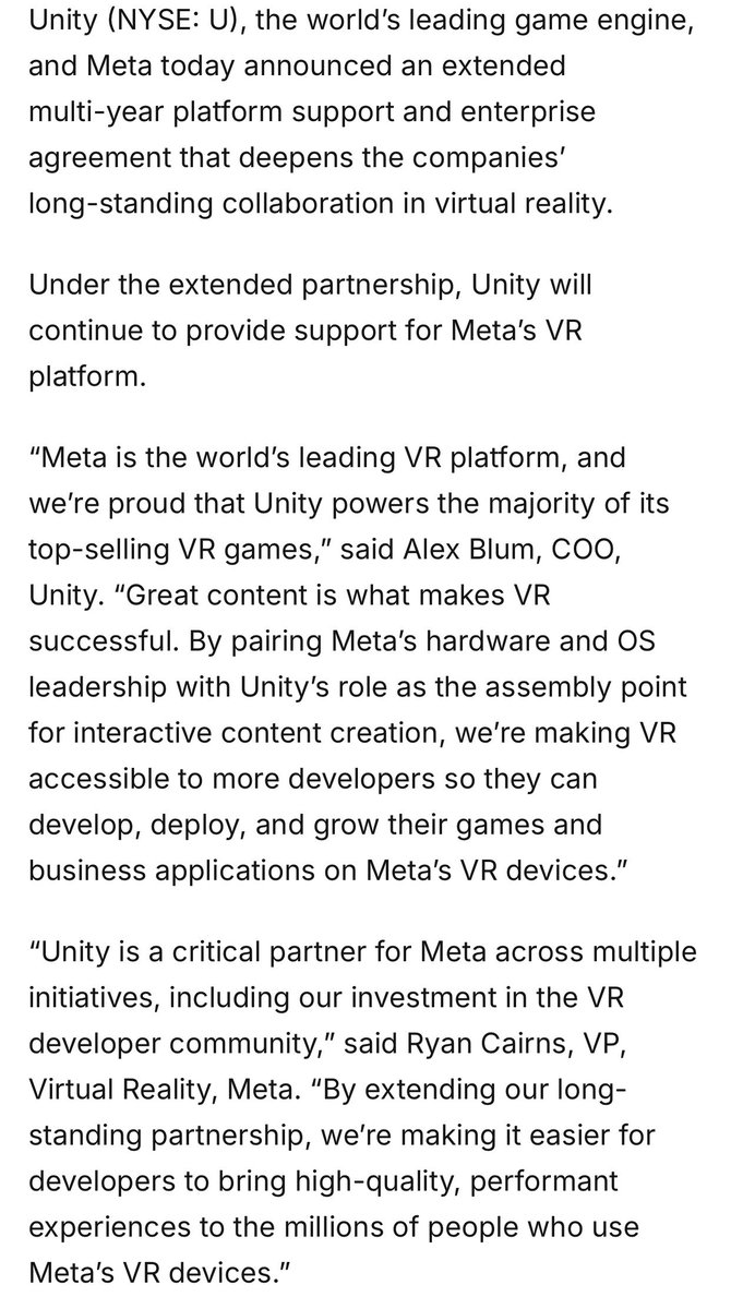 Ryan__Rigg's tweet photo. The move from $U is not from $META 

The partnership extension was already announced back in April

This is renewed hype, insane option flow and an attempt to reclaim August highs 

https://t.co/IfSq6lvEvy https://t.co/eO5n0XFGzg