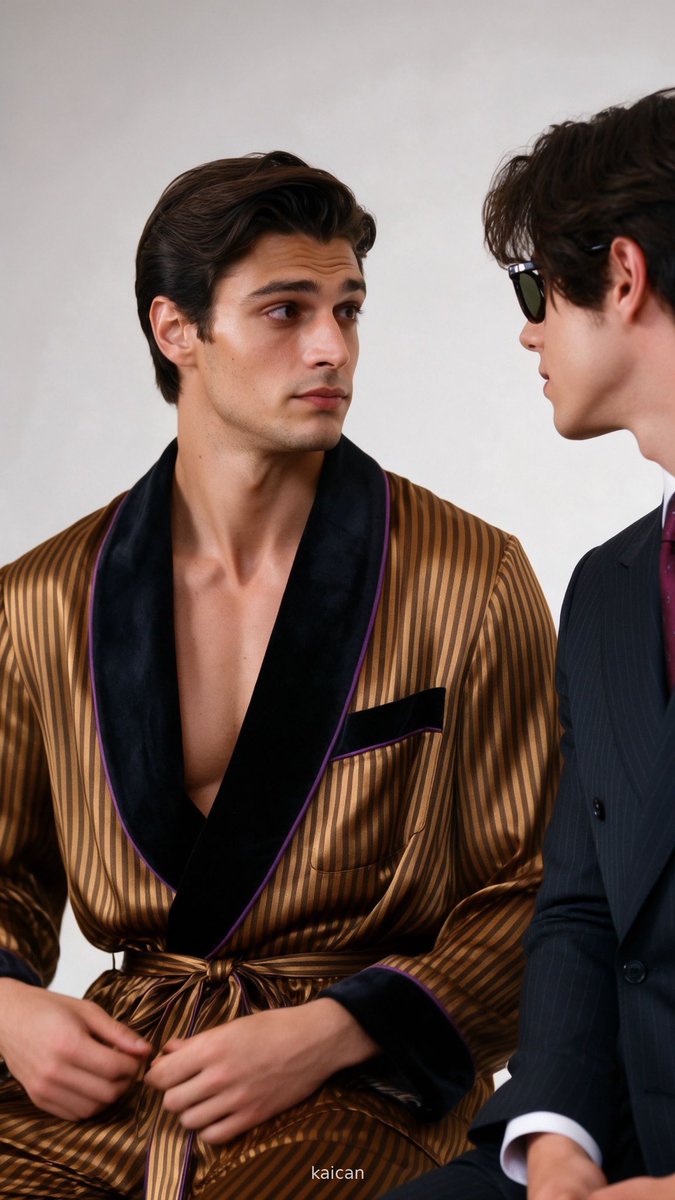 Kaicanlov's tweet photo. Do you guys like our outfits?  #royalbloodandmafiaknight #Arian #caleb https://t.co/KeNET5KvuE