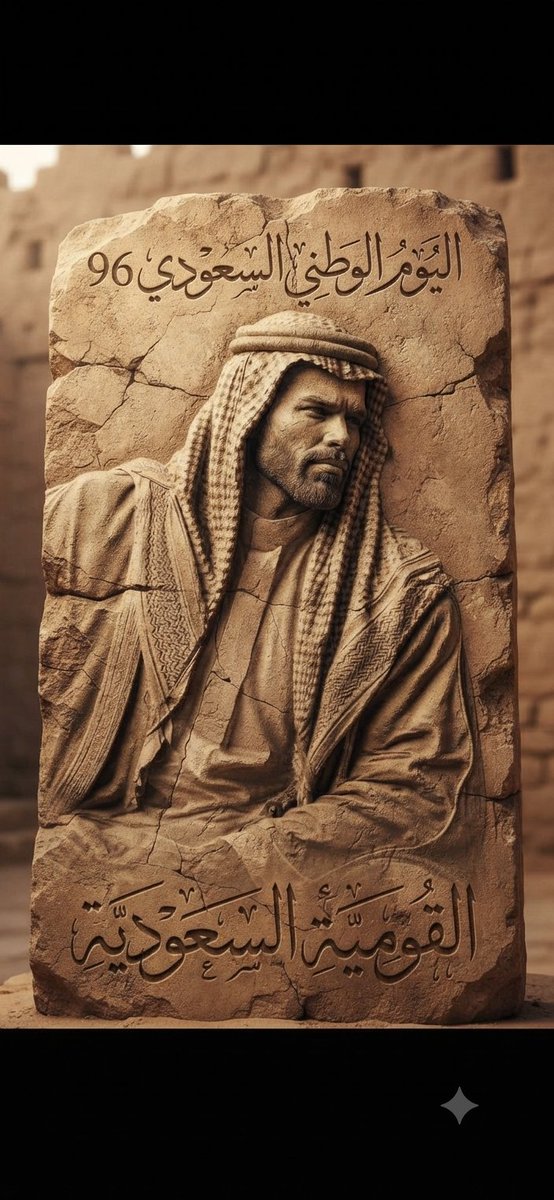 ZoorBa10's tweet photo. السعودية 🇸🇦 .. لم تولد بمنحة من لصوص الخرائط.. ولم تصنع بمداد المستعمر على طاولات المفاوضات .. بل ولدت من رحم الفناء .. 
أُسست على جماجم الأبطال .. وروي ترابها بدم الصادقين الذين مشوا حفاة على الجمر .. مسجلين بأجسادهم ملاحم العز التي تعجز السطور عن احتوائها . السعودية ليس حبراً على ورق .. 
ولا خطاً وهمياً رسمه غريب بقلم . بل هي تاريخ قاسي المسير.. دفع ثمنه كاملاً من أعمار الرجال.. ومن أرواح ارتضت أن تفنى لنبقى احرار ورايتنا خفاقة .