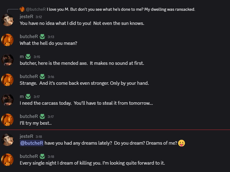 inedenable's tweet photo. I cant believe im watching brakence roleplay on his alts in a discord server in real time https://t.co/3Xe23tjDkR