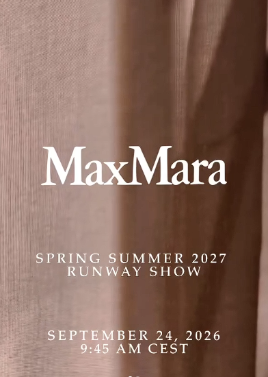Mooncake_dk's tweet photo. Max Mara | Shen Yue 

Less than 6 hours until the Max Mara 
SPRING SUMMER RUNWAY SHOW 2027
Livestream from Youtube

MaxMara: Youtube
🔗https://t.co/cu9sLNbIzh

@maxmara #MFW
#ShenYue 
#ShenYuexMaxMara
#MaxMaraSS27 #MaxMara https://t.co/aDHiyWNoAw
