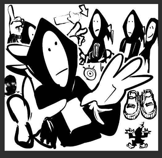 Kikwtwk's tweet photo. 肩があるジョニー新鮮ってのを描きたかった https://t.co/GXUbCMkVPe