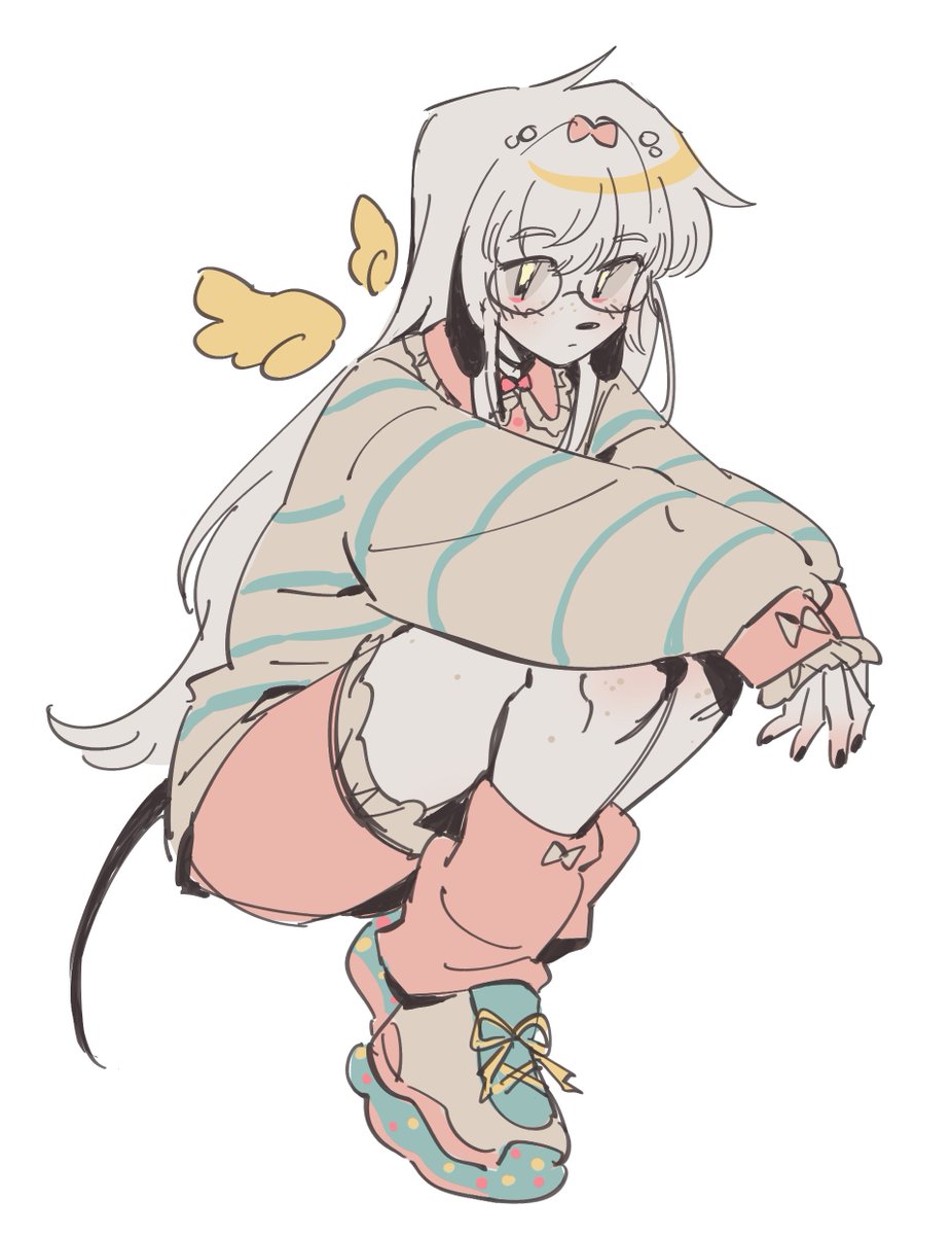 woomyume's tweet photo. also i drew an alternate sona i forgot about (they/them) https://t.co/te6NxIObdd