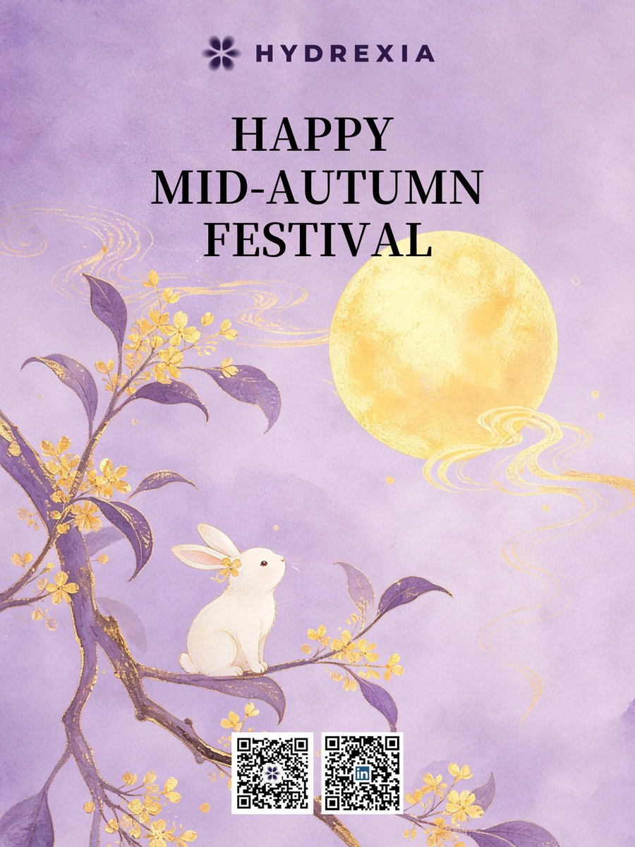HydrexiaGroup's tweet photo. Happy Mid-Autumn Festival.
#MidAutumnFestival #HydrogenEnergy #CleanEnergy #HYDREXIA https://t.co/pCKAiGuShE