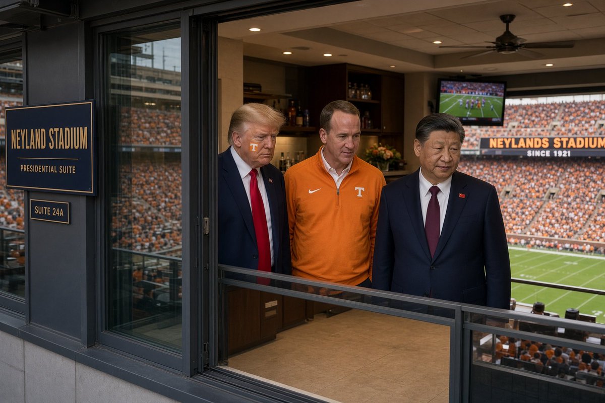 SilverSooie's tweet photo. @bhowell120 Xi will also be in attendance. It’s a little known fact that he’s a massive CFB fan https://t.co/VRZPTPgVpX