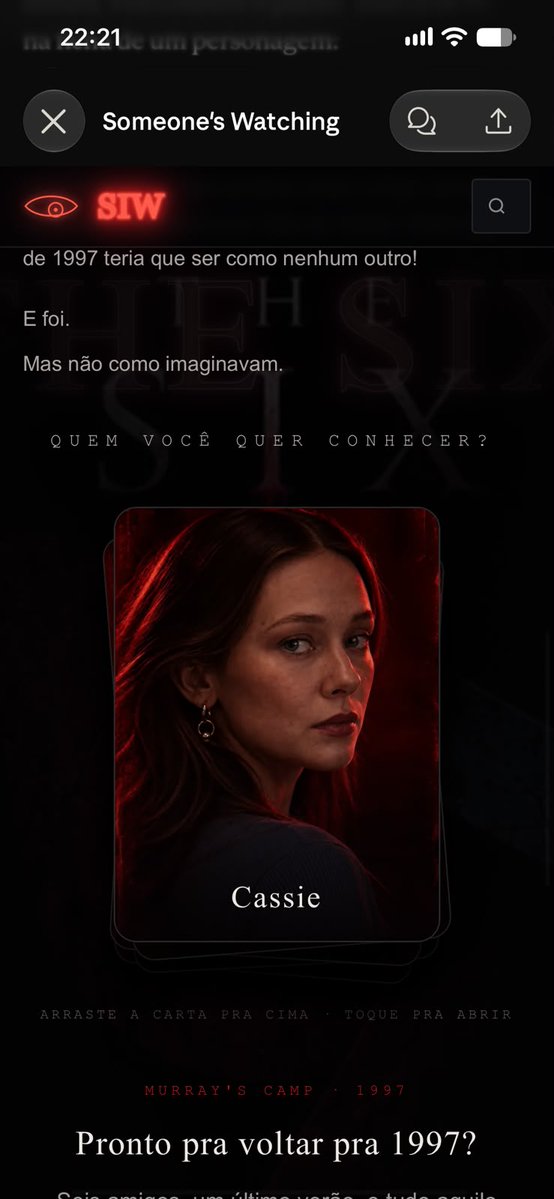 acervoswu's tweet photo. E TEMOS NOVIDADES: No site para versão desktop, agora conseguimos conhecer um pouco mais a fundo dos nossos personagens de The Six

Basta ligar a TV e escolher com quem você se identifica mais. Para a versão mobile cards com informações também estão disponíves 🩷

O que acharam? https://t.co/F4tJabnKqc