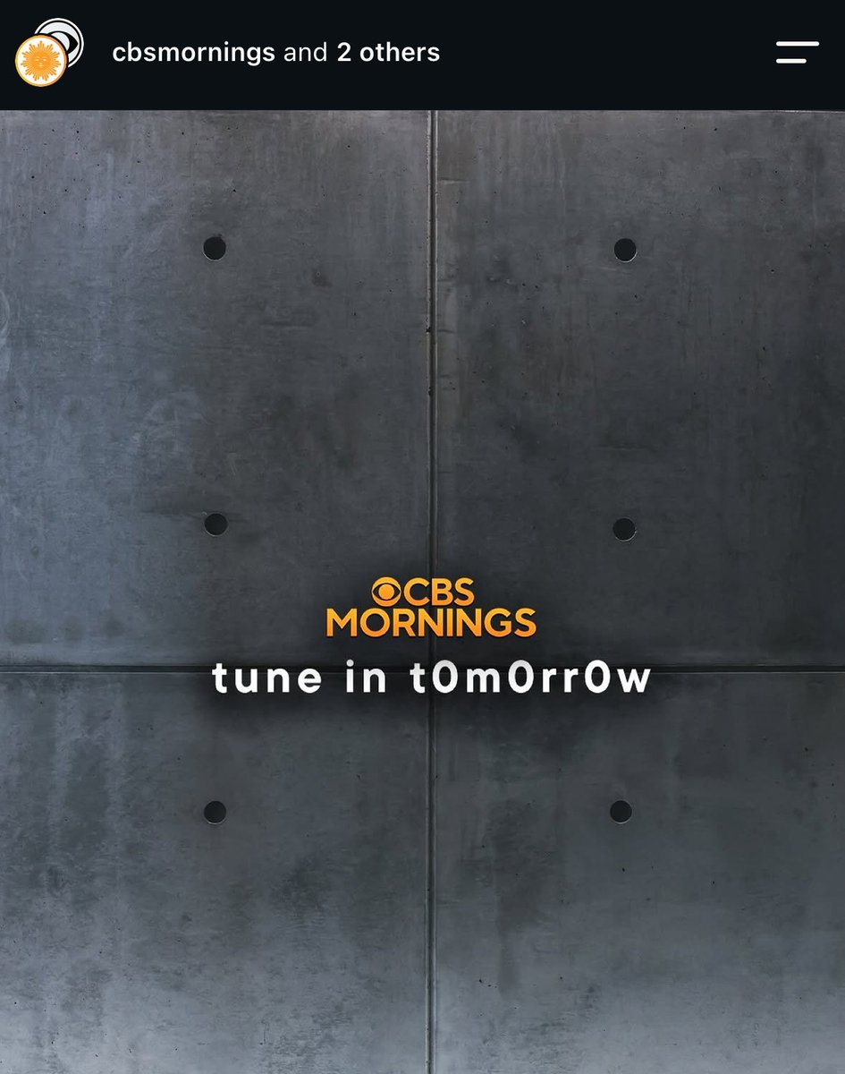 TSUpdating's tweet photo. CBS Mornings is teasing something Taylor Swift related: “tune in t0m0rr0w”  

“❤️‍🔥” https://t.co/DtxtmlRihT