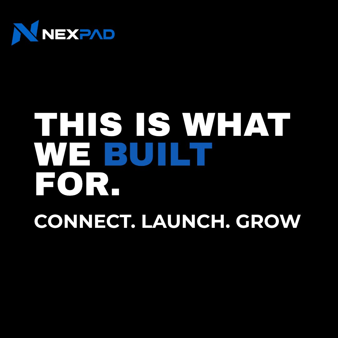 NEXPAD_Official's tweet photo. This is what we built for. π΅
Full details in our Telegram β including team, tokenomics, whitelist instructions, and round structure.
This is the standard we promised. Verified on-chain.
#NEXPAD #Web3 #Launchpad #Launch https://t.co/jVQMS21xcE
