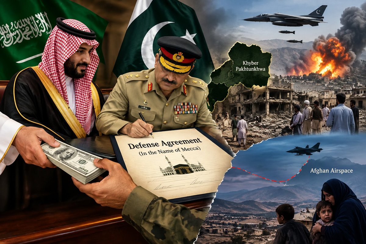 Point_2002's tweet photo. The Pakistani military regime, in return for receiving financial support from Saudi Arabia, seeks to evade its commitments under the defense agreement signed in the name of Mecca by committing such acts—carrying out bombings and explosions in Khyber Pakhtunkhwa and, https://t.co/aSl33hmCNs