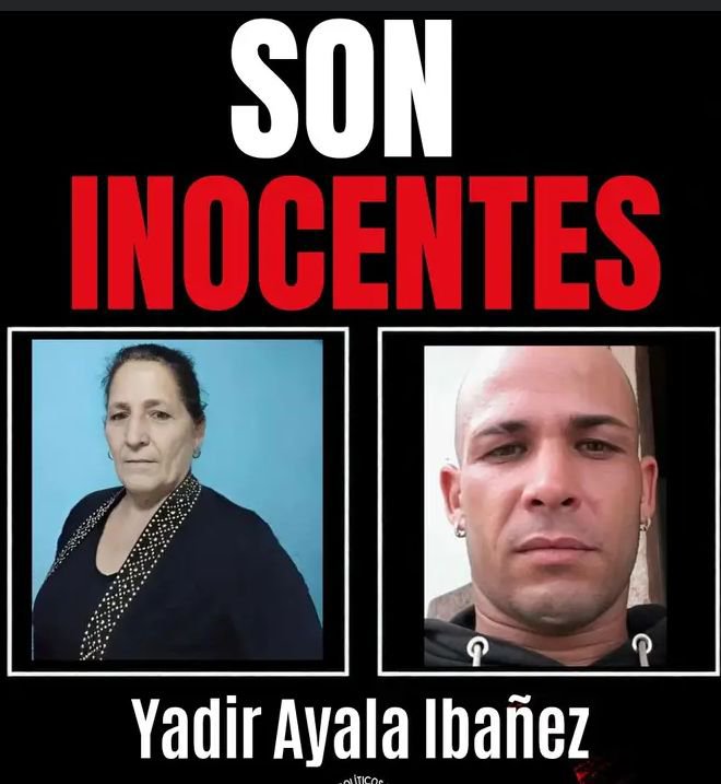 YYaman237183's tweet photo. La madre a la izquierda, levanta su voz exigiendo la libertad de su hijo, porque es inocente.
#LibertadParalosPresosPoliticos
#LibertadParaCuba https://t.co/F9Rvtf1BMX